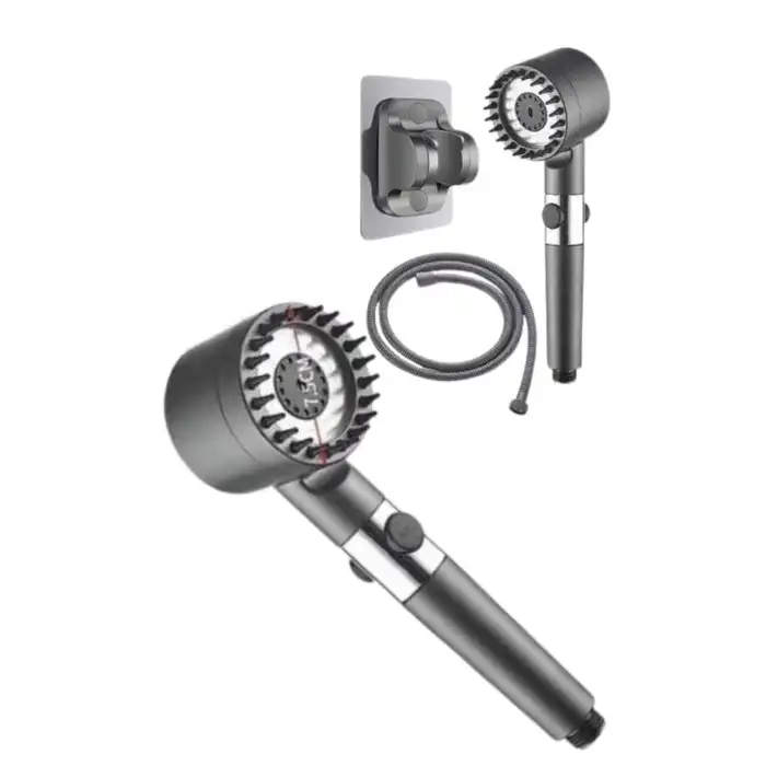 Yeni Nesil Duş Başlığı Paslanmaz Çelik Masaj Etkili Ergonomik Tasarım Su Basınçlı