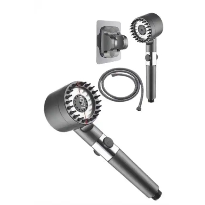 Yeni Nesil Duş Başlığı Paslanmaz Çelik Masaj Etkili Ergonomik Tasarım Su Basınçlı