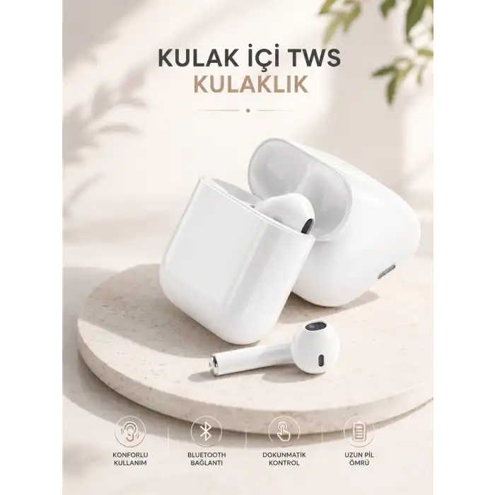 Yeni Nesil HD Ses ve Dokunmatik Kontrol Akıllı ve Şık Bluetooth Kulaklık