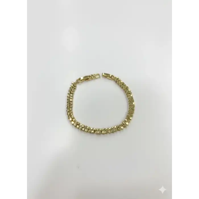 Yıldız Tasarım  Çift Sıralı Cm Bileklik