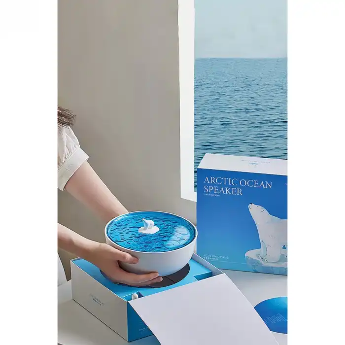 Z5 Arktik Okyanus Temalı Bt Kablosuz Hoparlör - Mavi