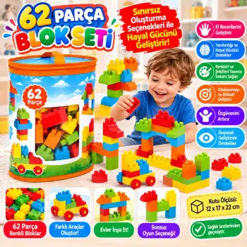 01253 Multi Bloklar 62 Parça
