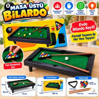 040 ORT.BOY BİLARDO OYUNU