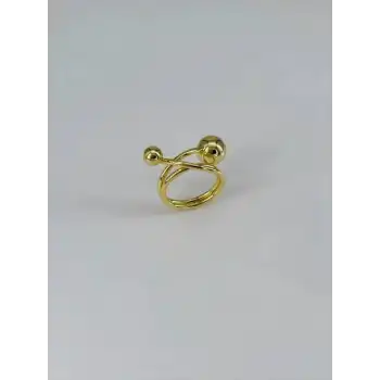 14 K Gold Kaplamalı Yüzük