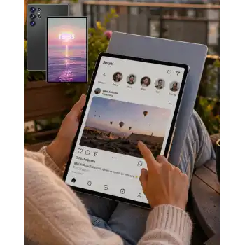 16GB RAM 1TB Tablet PC Klavyeli Kılıflı Kalemli Tablet Seti