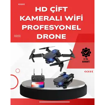 2.4G 4CH Katlanabilir Drone 100 Metre Uçuş Mesafeli