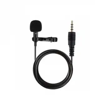 3.5mm Jak 1.5 Metre Double Mikrofon - Siyah