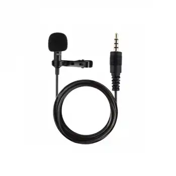 3.5mm Jak 1.5 Metre Double Mikrofon - Siyah