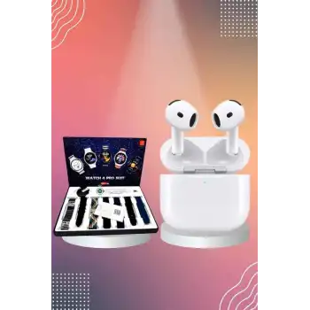 3.Nesil TWS Bluetooth Kulaklık Bluetooth Bağlantılı Akıllı Saat Amoled Ekran Plastik Hasır Kordon