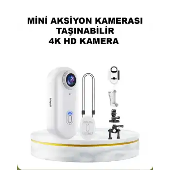 4K WiFi Spor Kamerası Su Geçirmez Mini Aksiyon Kamera