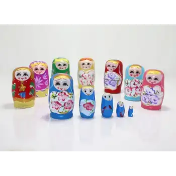 5li Ahşap Matruşka Alk1204