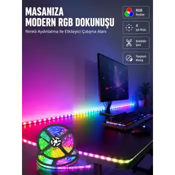 5 Metre Kumandalı Su Geçirmez Şerit LED