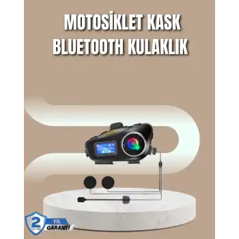 500 Metre İnterkom Mesafeli Kask Kulaklığı Gürültü Engelleyici