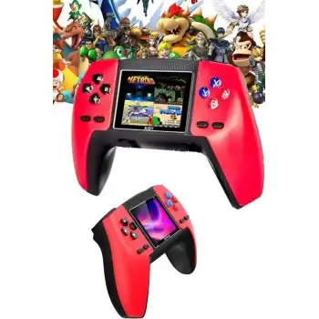 520 Retro Oyunlu El Konsolu Atari Oyun Konsolu Taşınabilir