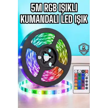 5M RGB Işıklı Her Ortama Uygun Led Işık