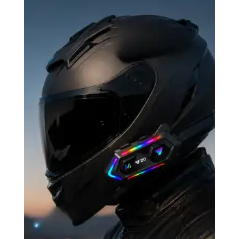 6. Bluetooth 5.3 Kask İçi Intercom Kulaklık IPX6 Suya Dayanıklı Tasarım