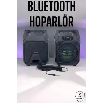 6.5 İnç Kablosuz Hoparlör Bluetooth Bağlantılı Yüksek Ses Kaliteli
