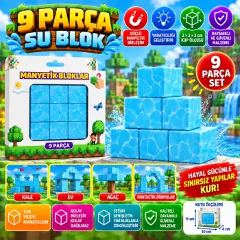 9 Parça Su Blok