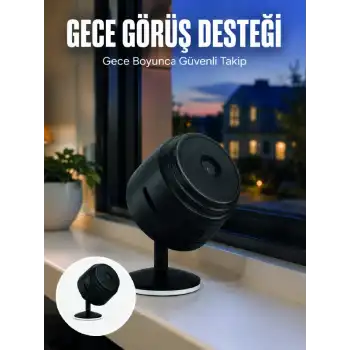 A9 Şarjlı Mini IP Kamera HD Kablosuz Güvenlik Kamerası Micro SD Kart Destekli