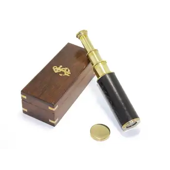 Ahşap Kutulu Pirinç Dürbün 2005b