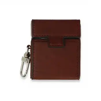 Airpods 2 (2.nesil) Deri Kılıf - Bordo