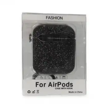 Airpods 2 (2.nesil) Spell Simli Kılıf - Siyah