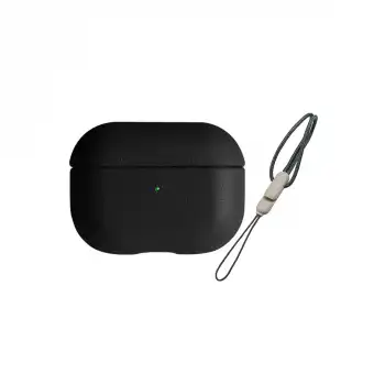 Airpods 3 (3.nesil) 405 Deri Kılıf - Siyah