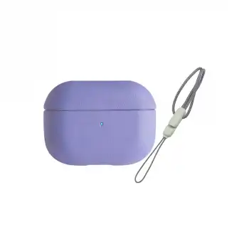 Airpods Pro 2 (2.nesil) 405 Deri Kılıf - Lila