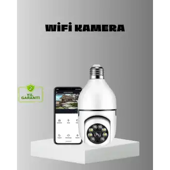 Akıllı Duy Kamera Gece Görüşlü ve Hareket Algılama Sensörlü