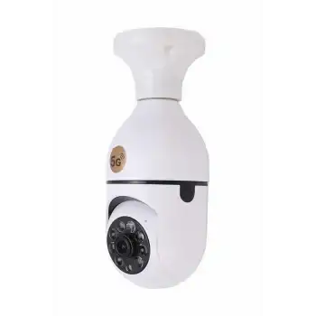 Akıllı Kamera Wifi Kamera Duylu Ampul Görünümlü 360 Derece Dönebilen Ev Kamerası