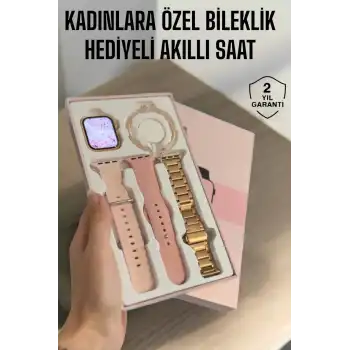 Akıllı Saat Adımsayar, Nabız Takibi ve GPS Destekli Kadınlara Özel