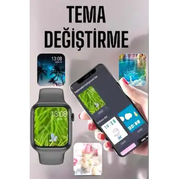 Akıllı Saat Amoled Ekran Yeni Nesil Bluetooth Bağlantılı