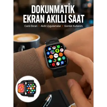 Akıllı Saat Android ve İOS Uyumlu Plastik Kordon Yeni Seri
