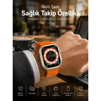 Akıllı Saat Bluetooth Bağlantılı Uyku ve Sağlık Takibi