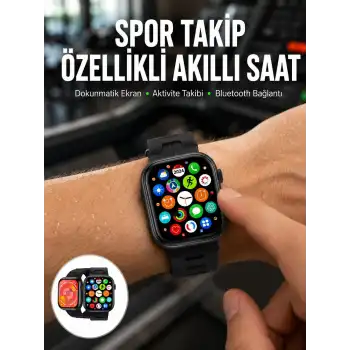 Akıllı Saat Çağrı Cevaplama Müzik Dinleme Plastik Kordon Mesaj Bildirimleri Yeni Seri