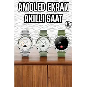 Akıllı Saat Sesli Görüşme Titreşimli Nabız Sensörlü Spor Modları