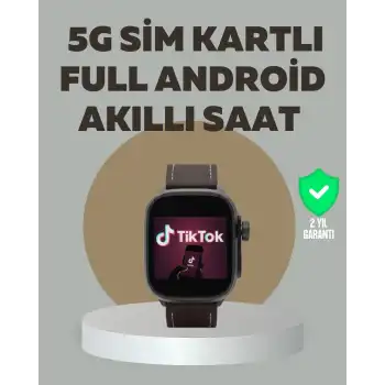 Android Akıllı Saat 5G Destekli Uygulama İndirme