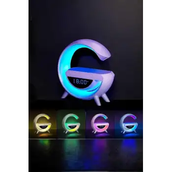 Android Uyumlu Akıllı Bluetooth Hoparlör Kablosuz Şarj Cihazı Standı