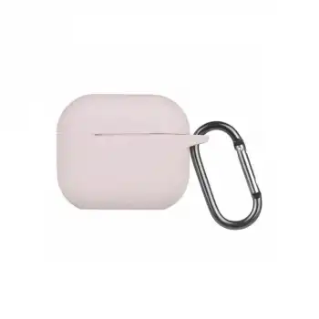 Apple Airpods 3 (3.nesil) Hang Kılıf - Pudra