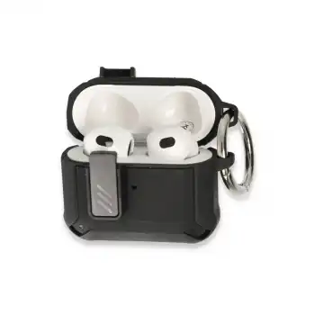 Apple Airpods 3 (3.nesil) Truva Kılıf - Siyah