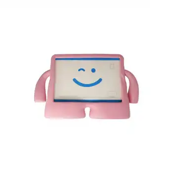 Apple İpad 4 9.7 Kılıf Karakter Tablet Silikon - Açık Pembe