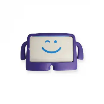 Apple İpad Mini 5 Kılıf Karakter Tablet Silikon - Mor