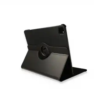 Apple İpad Pro 12.9 (2021) Kılıf 360 Tablet Deri Kılıf - Siyah