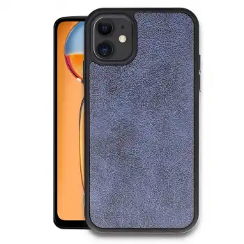Apple İphone 11 Kılıf Aras Deri Kapak - Lacivert
