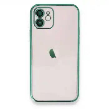 Apple İphone 11 Kılıf Razer Lensli Silikon - Yeşil