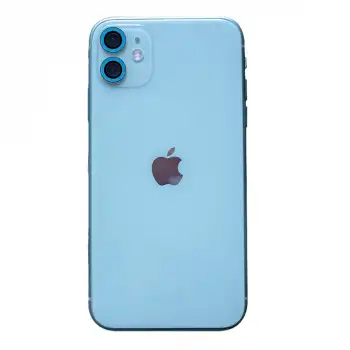 Apple İphone 11 Neon Fosforlu Kamera Lens - Mavi