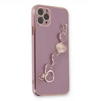 Apple İphone 11 Pro Kılıf Esila Silikon - Mor