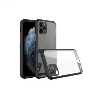 Apple İphone 11 Pro Kılıf Miami Şeffaf Silikon - Siyah