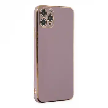 Apple İphone 11 Pro Max Kılıf Volet Silikon - Mor