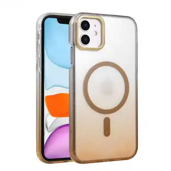 Apple İphone 12 Glossy Magsafe Kapak - Çöl Titanyum